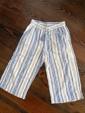 Roller rabbit Blue and White Striped Pull-On Bottoms
